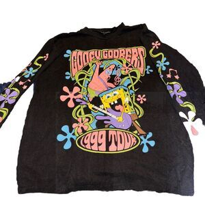 Dolls Kill X SpongeBob Gooey Goobers 1999 Tour Oversized Shirt L
